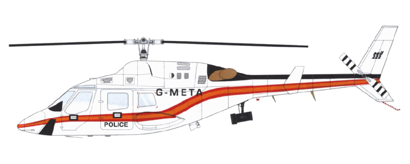 схема вертолета Bell 222